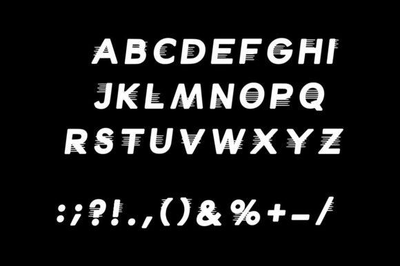 Fastron Font - Preview 4