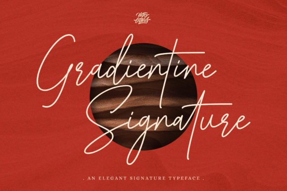 Gradientine Signature Script & Handwritten Font By MJB Letters