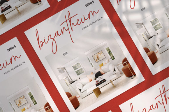 Gradientine Signature Font - Preview 2