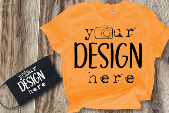 Mockups Yellow Tshirt Graphic T-Shirts By MockupsStudio