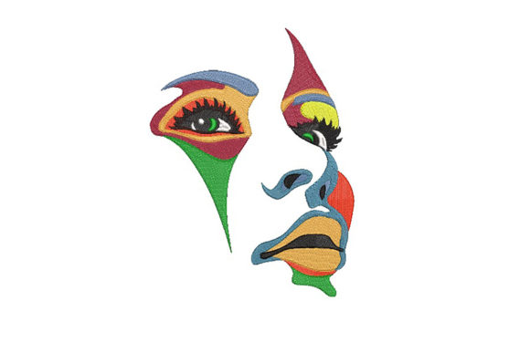 Multicolored Face