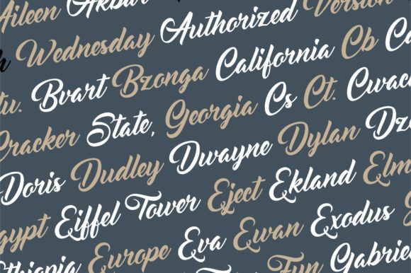 Rougbelt Font PNG with transparent background - Preview 4