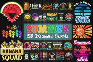 Summer Bundle SVG 30 Designs Graphic by Pecgine · Creative Fabrica