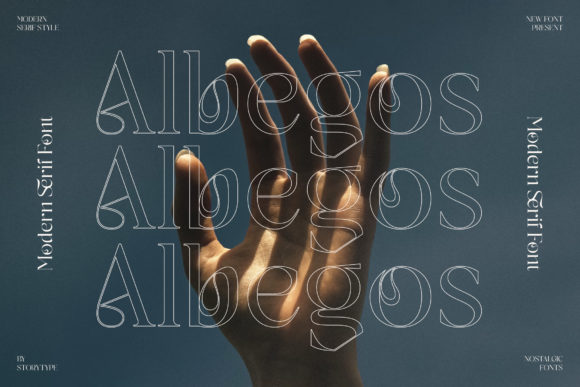 Albegos Font - Preview 1