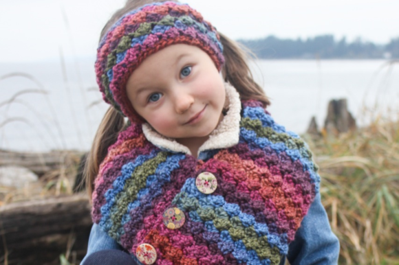 Button Wrap Scarf Set