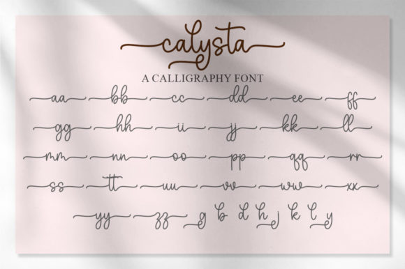 Calysta Font - Preview 6