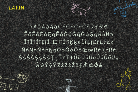Crayon Doodles Font - Preview 3