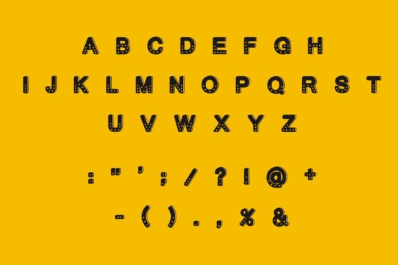 Cute Dots Font - Preview 5