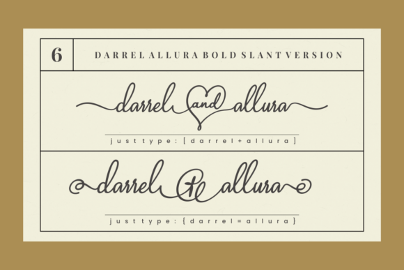 Darrel Allura Collection Font - Preview 5