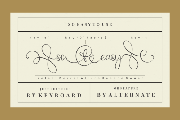 Darrel Allura Collection Font - Preview 6