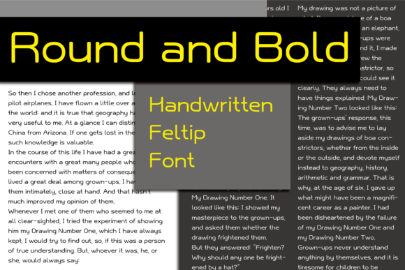 HU Big Round Font - Preview 5