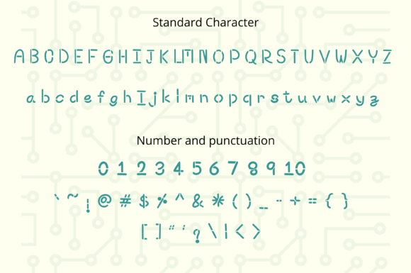 Hello Robotic Font PNG with transparent background - Preview 1