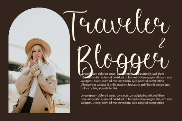 Maria Rebecca Font font preview - 4