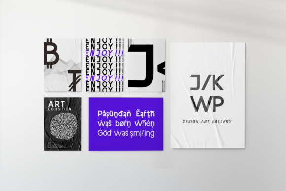 Paris Van Java Family Font PNG with transparent background - Preview 2