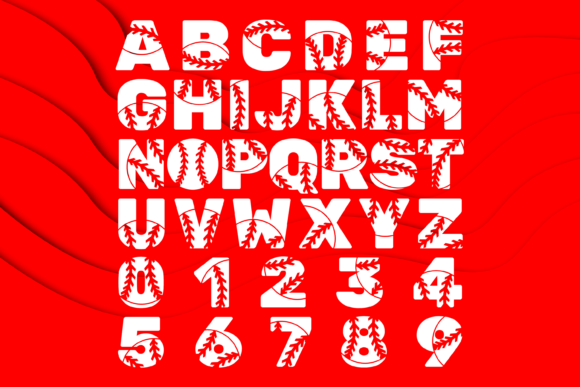 Pitcher Font PNG with transparent background - Preview 1
