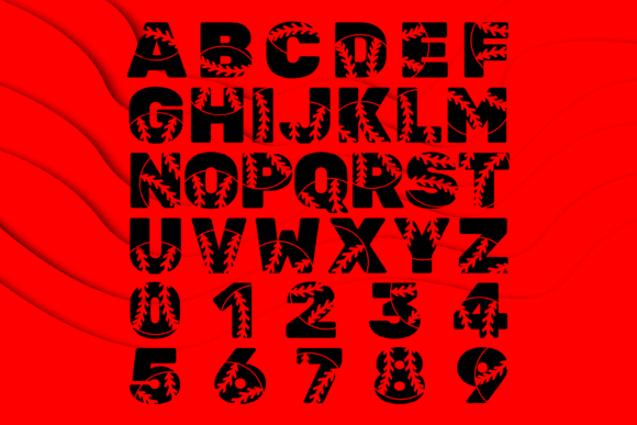 Pitcher Font PNG with transparent background - Preview 2
