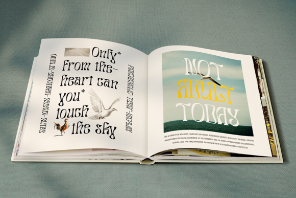 Salty Mussy Font PNG with transparent background - Preview 3