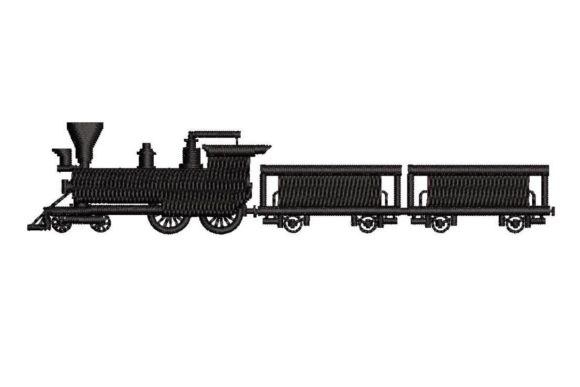 Steam Train Silhouette