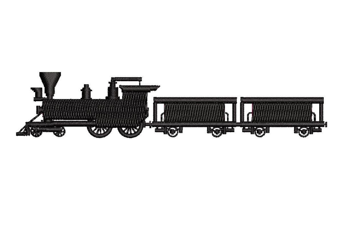 Steam Train Silhouette