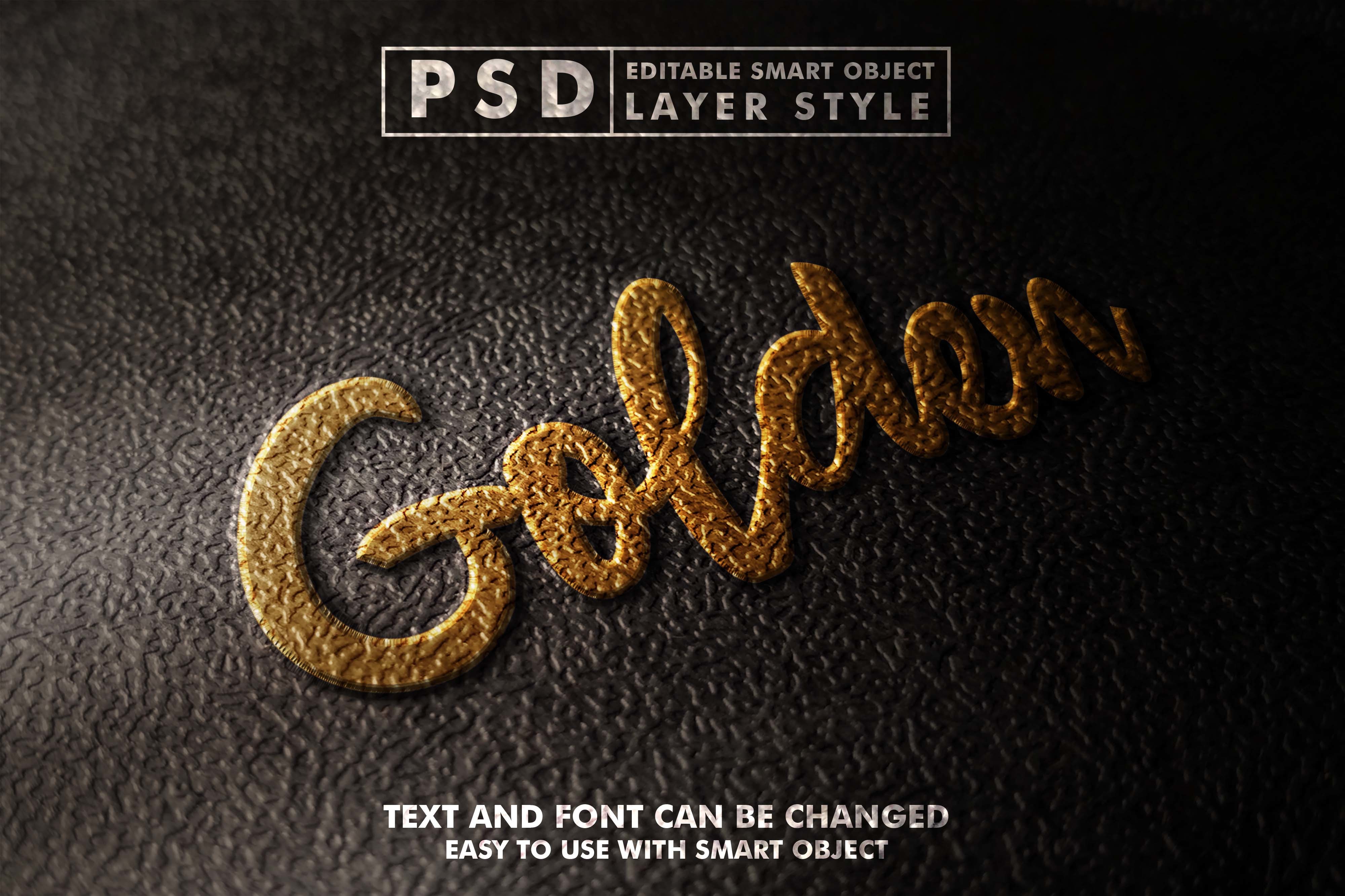 Gold Psd Text Effect