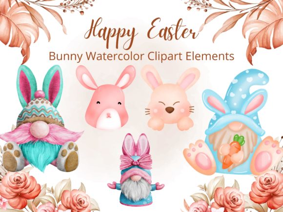 Easter Bunny Eggs Png Set Graphic by designfly · Creative Fabrica