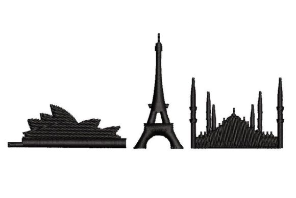 World Landmark Silhouettes