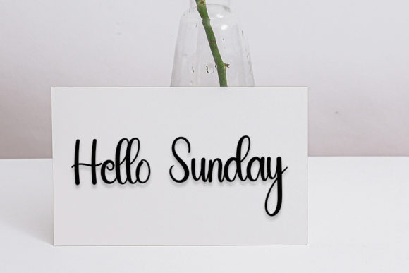 Calendar Font - Preview 2