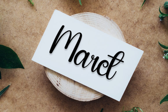 Calendar Font - Preview 3