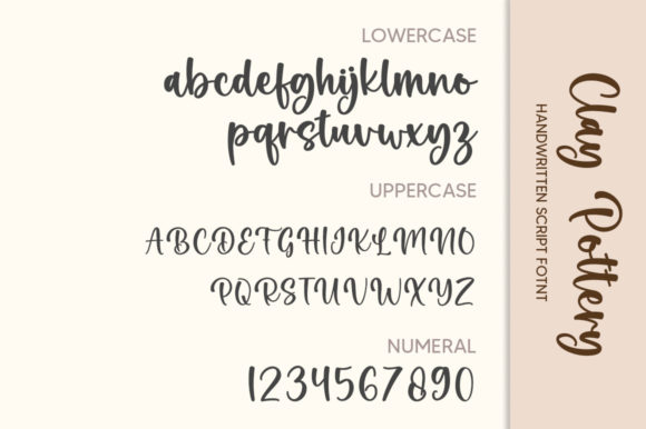 Clay Pottery Font - Preview 4