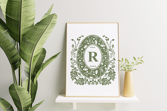 Easter Egg Flowers Font PNG with transparent background - Preview 5