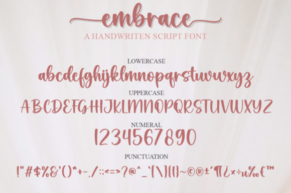 Embrace Font - Preview 4