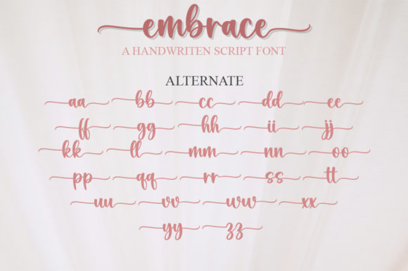 Embrace Font - Preview 5