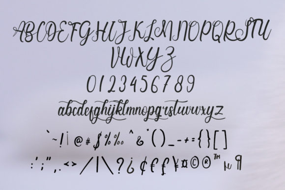 Enjoyment Font PNG with transparent background - Preview 4