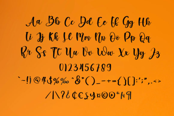 Honeymoon Font - Preview 4