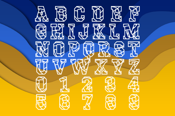Jump Serve Font PNG with transparent background - Preview 1