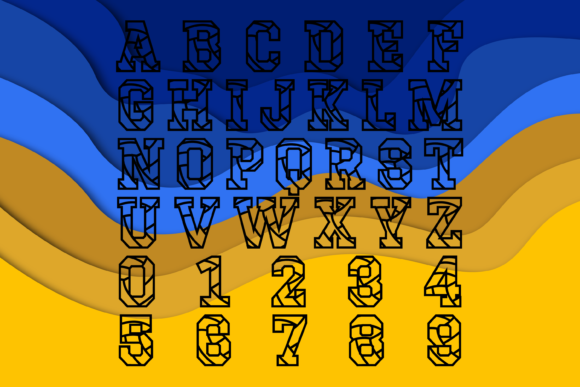 Jump Serve Font PNG with transparent background - Preview 2