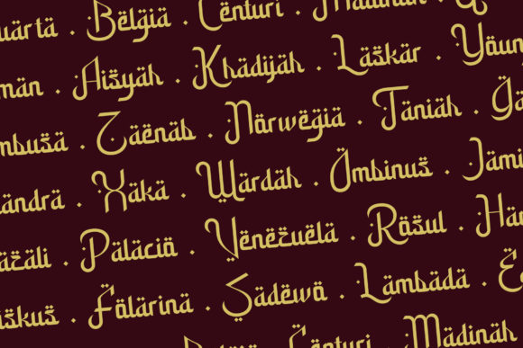 Ramadhan Amazing Font PNG with transparent background - Preview 6