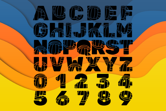 Setover Font PNG with transparent background - Preview 2