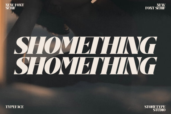 Shomething Font font preview - 1