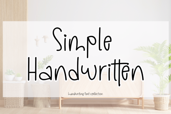Simple Handwritten font preview
