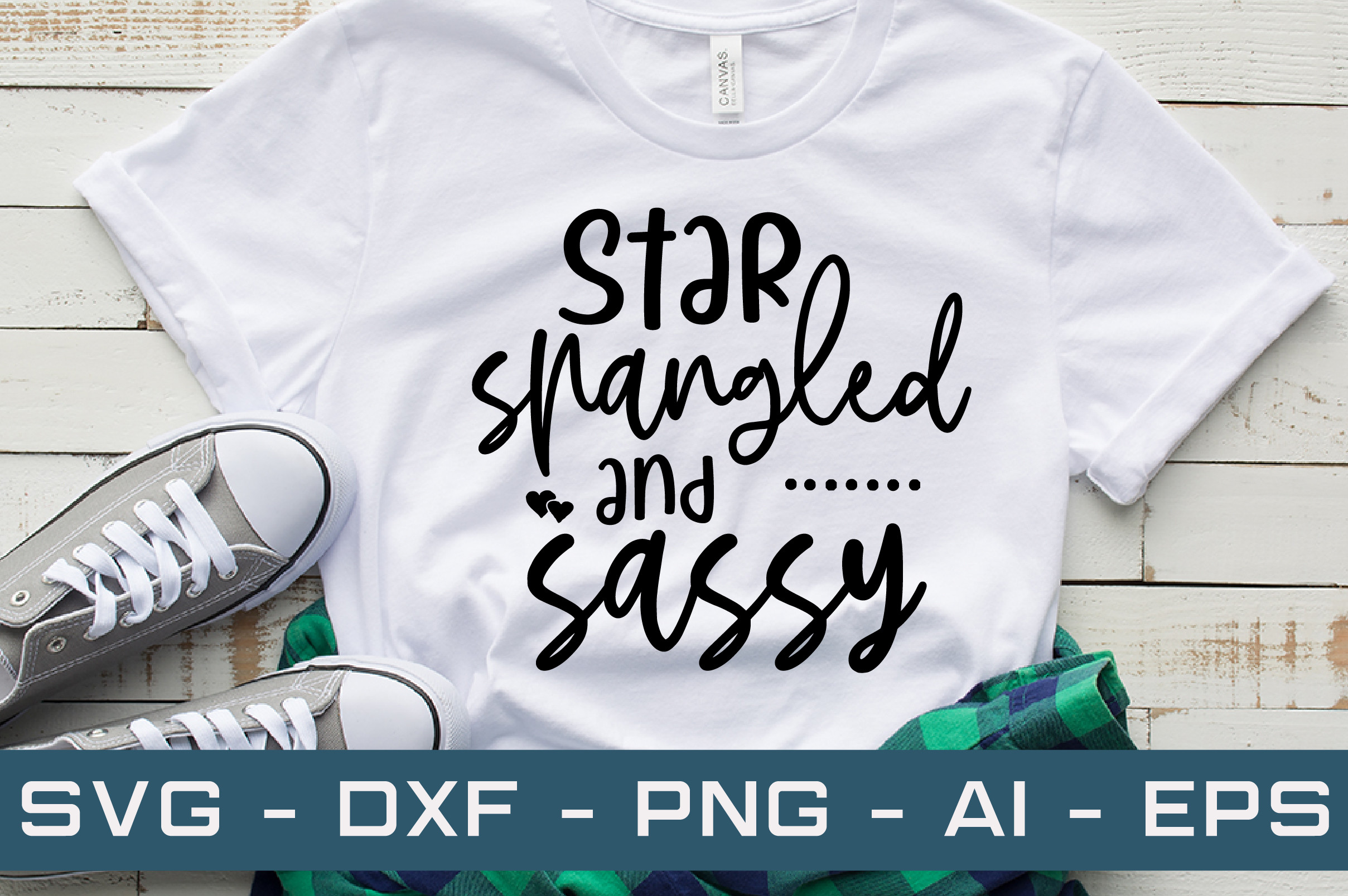 Star Spangled and Sassy Svg Cut File Graphic by akdesignstorebd ...