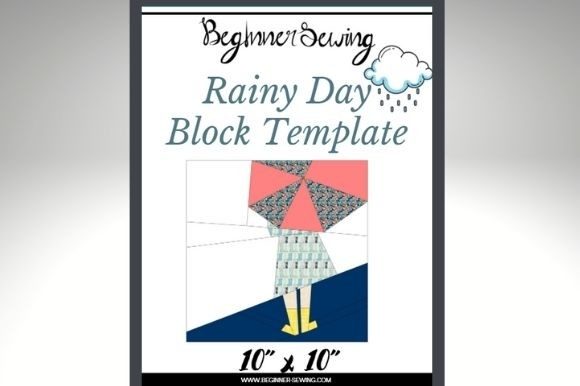 Rainy Day Sewing Template