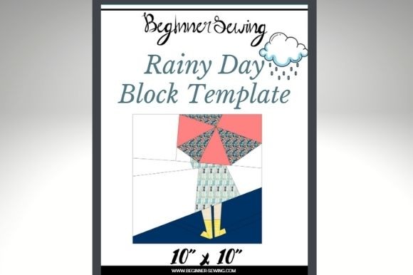 Rainy Day Sewing Template
