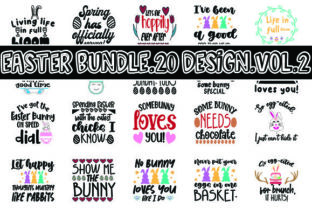 EASTER SVG BUNDLE.20 DESIGNS