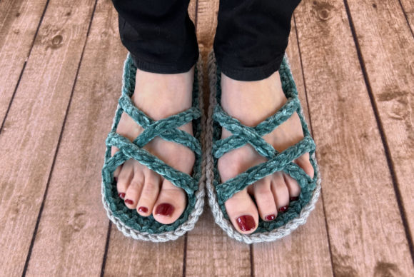 Huntington Sandals Crochet Pattern