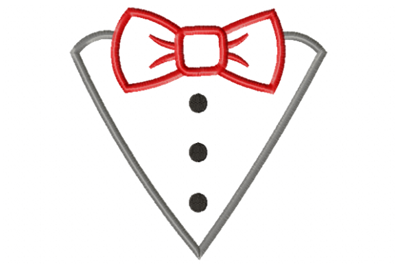 Baby Tuxedo Applique