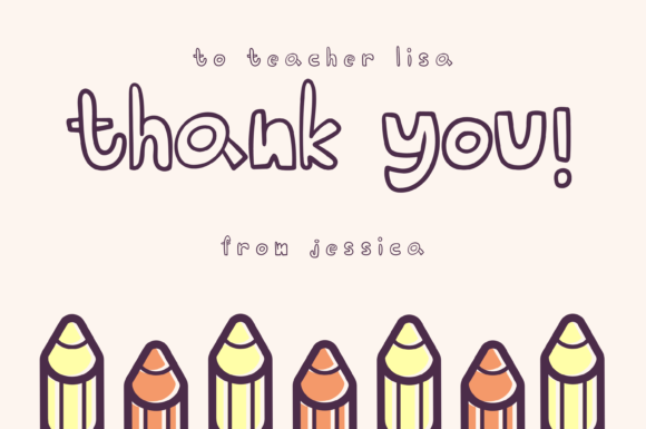 Banana Kids Style Font - Preview 6