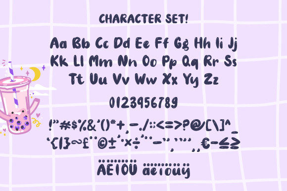Bubble Stick Font - Preview 1