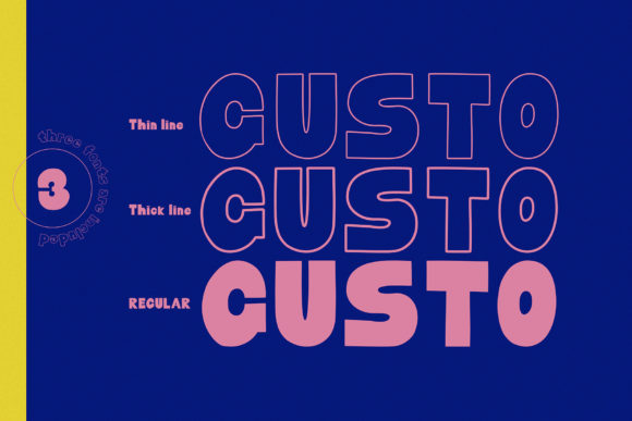Gusto Font - Preview 4