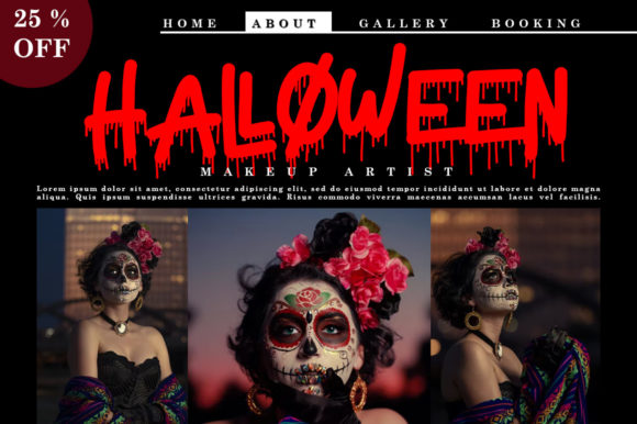 Halloween Font - Preview 3
